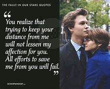 Image result for Fault in Our Stars Quotes Love
