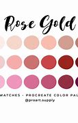 Image result for Rose Gold and Black Color Palette