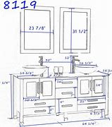 Image result for typical vanities size inch