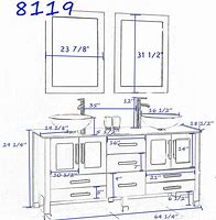 Image result for Vanity Sizes Chart