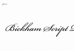 Image result for Bickham Script Font