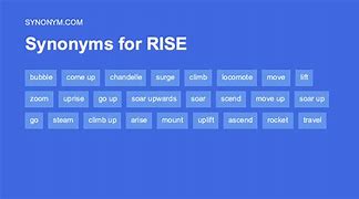 Image result for Rise Up Synonym
