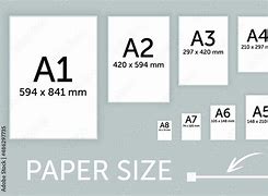 Image result for A5 vs A6 Paper