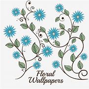 Image result for Teal Floral Wallpaper
