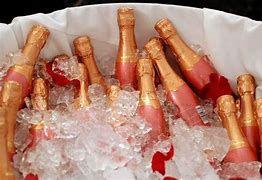 Image result for Mini Pink Champagne Bottles