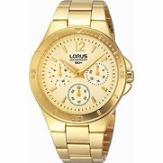 Image result for Lorus Gold Watch