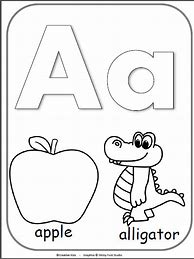 Image result for Letter a Coloring Pages for Preschoolers