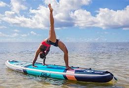 Image result for Paddleboard Yoga Poses