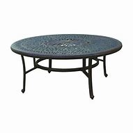 Image result for Round Outdoor Pedestal Coffee Table