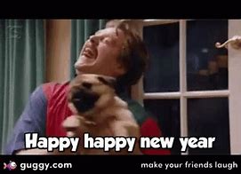 Image result for Happy New Year GIF Puppy