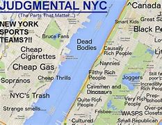 Image result for Judgmental Map New York