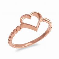 Image result for Rose Gold Heart Ring