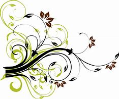 Image result for Floral Swirl Flourish PNG