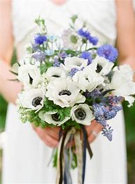 Image result for Rose Gold and Navy Blue Bridal Bouquets