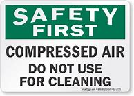 Image result for Compressed Air Safety Poster