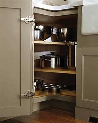 Image result for Hanging Corner Kitchen Cabinet