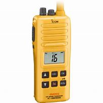 Image result for Icom Handheld Radio with Officer Down Button
