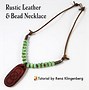 Image result for Leather Beads Thread