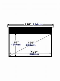 Image result for Screen Size Dimensions Projectors