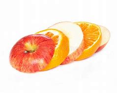 Image result for Sliced Oranges and Apple's