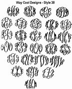 Image result for Monogram Fonts