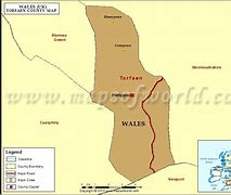 Image result for Torfaen County Map