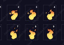 Image result for Fire Animation Frame by Frame
