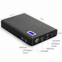 Image result for Rechargeable Power Bank with Plug Socket with Stored Battery