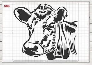 Image result for Cow Stencil Art