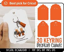 Image result for Keychain Display Card Cricut