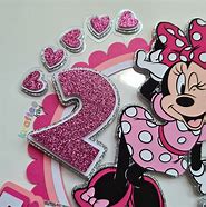 Image result for Minnie Mouse One Cake Topper