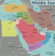 Image result for Middle East Nations Map