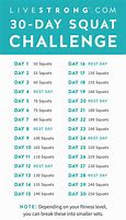 Image result for 30-Day Squat Challenge Workout