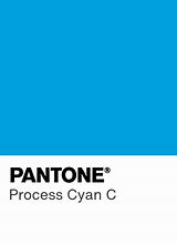 Image result for Pantone Colour Process Cyan