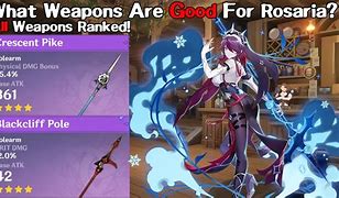 Image result for Rosaria Genshin Weapon