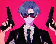 Image result for Cute Anime Boy with Gun