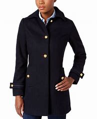 Image result for Navy Pea Coat Ladies