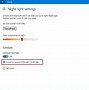 Image result for Night Light Settings On Windows 10