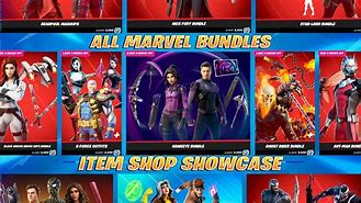 Image result for Fortnite Marvel Item Shop