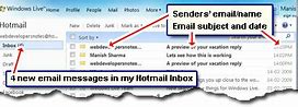 Image result for Hotmail Email Inbox Messages