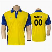 Image result for Yellow Cricket Jersey