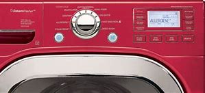 Image result for LG Front Load Steam Washer in Maroon Color
