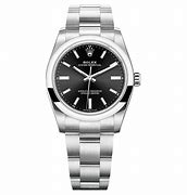 Image result for Rolex Watch Oyster Perpetual Diamond Black Dial 34 mm