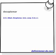 Image result for desaplomar