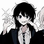 Image result for Black and White Anime Matching PFP