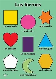 Image result for Basic Shapes in Spanish