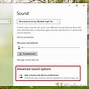 Image result for Advanced Sound Settings