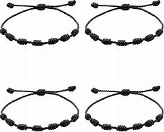 Image result for String Bracelets White and Black Waterproof
