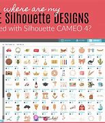Image result for Silhouette Cameo Download Designs
