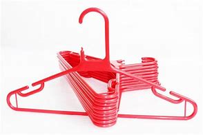 Image result for Red Plastic Coat Hangers